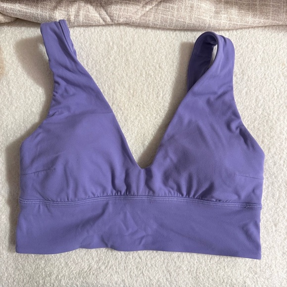 lululemon athletica Purple V-Neck Sports Bra